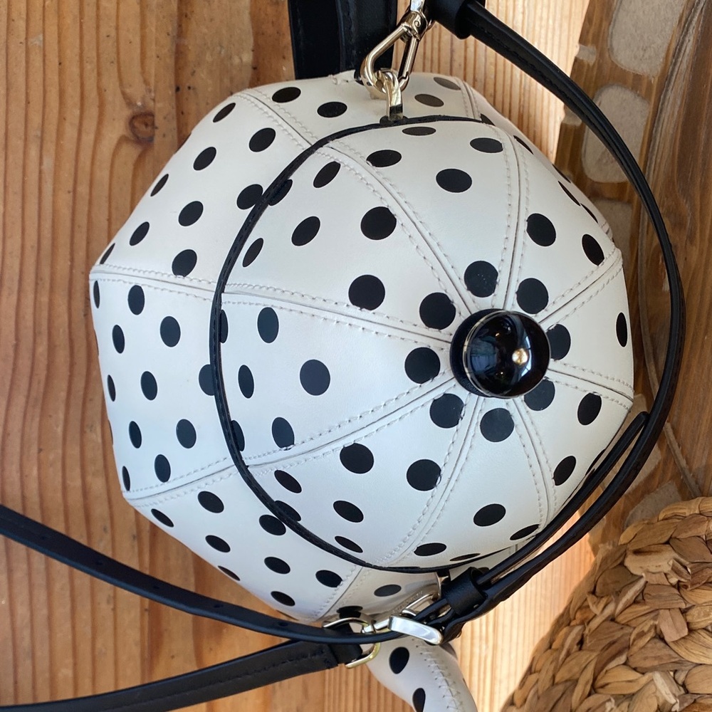Kate Spade New York Polka Dot Teapot Crossbody Bag Alice in Wonderland - Picture 7 of 7